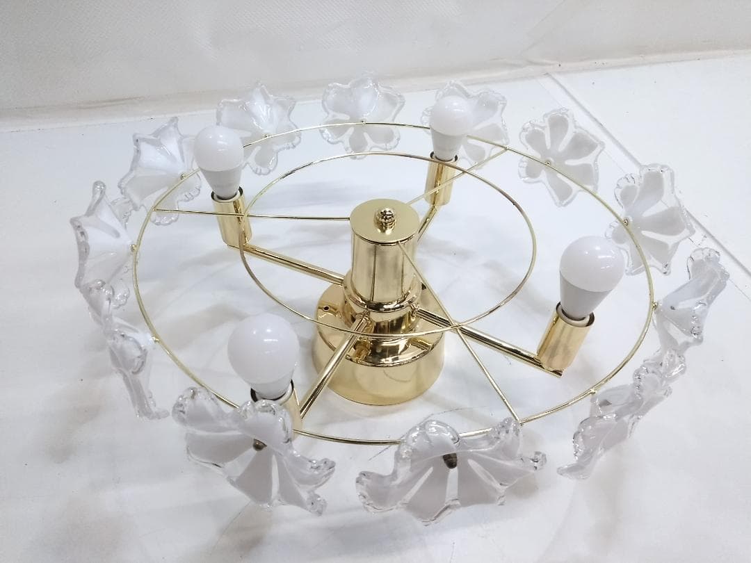 キシマ ブーケ Bouquet シャンデリア ペンダントライト 4灯 LED ◇