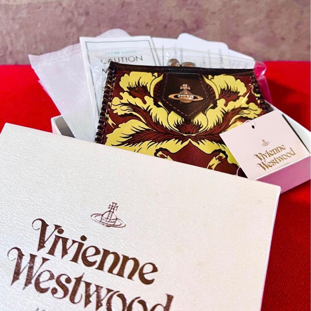 【新品✴︎未使用✴︎廃盤✴︎超レア】ヴィヴィアンウエストウッド✴︎フラワー✴︎がま口財布