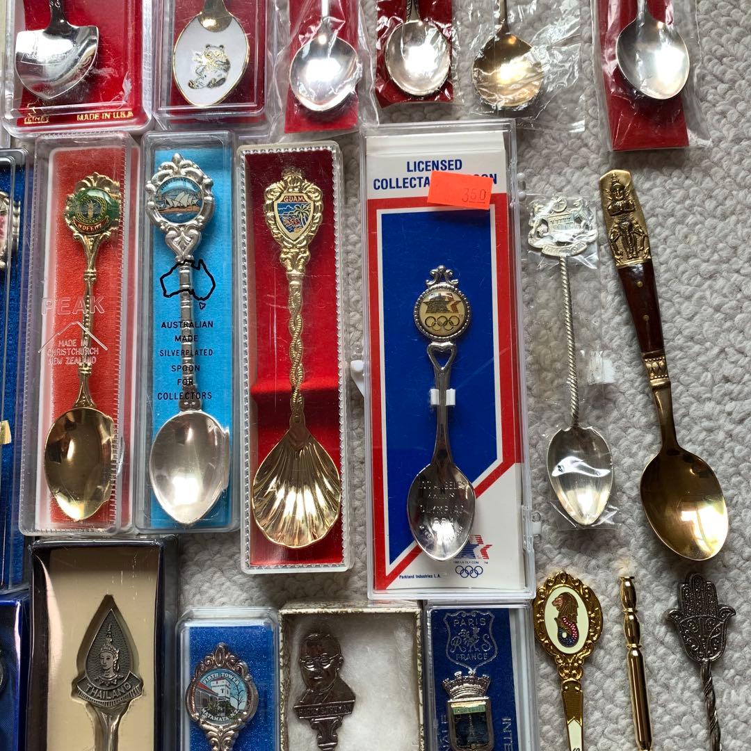 髭二重様 旅行記念 コレクターズスプーン スーベニアスプーン ほぼ箱入り36本