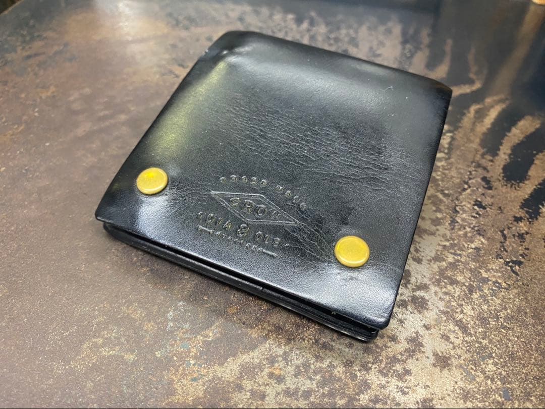 限定1点（受注1年以上待ち）黒羽（CROW）コンパクトウォレット