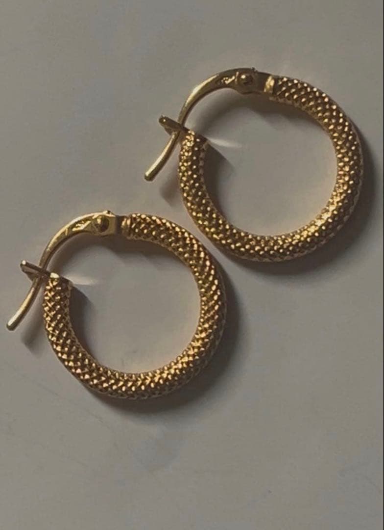 K18金(750) フープピアス