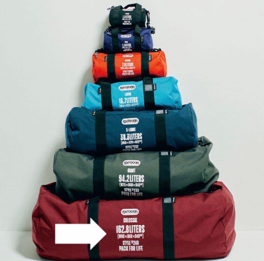 【新品】最大容量 OUTDOOR PRODUCTS 別注 ROLL BOSTON