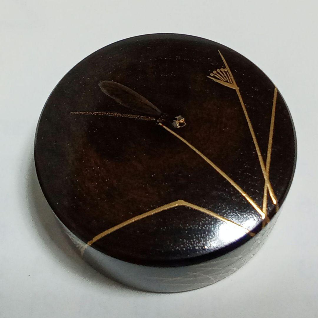 香合　虫篭丸香合　中村湖彩