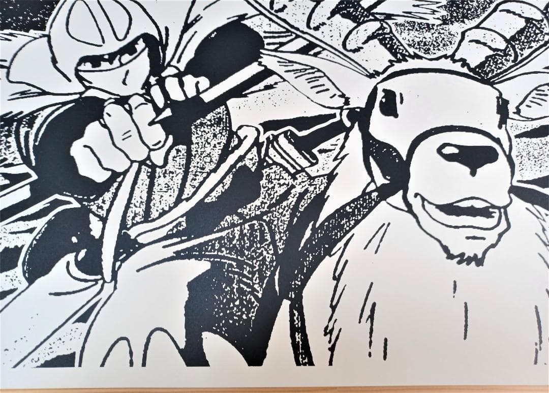 もののけ姫 サン・アシタカ　60枚限定スタジオジブリシルクスクリーンプリント