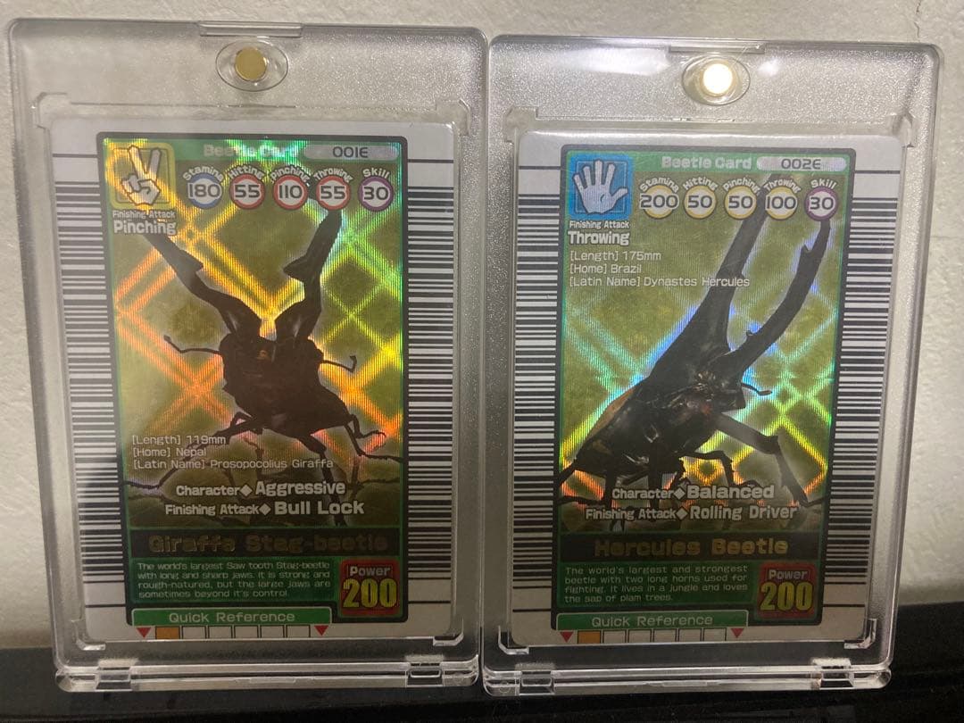 【海外版】ムシキング◆ギラファノコギリクワガタ◆ヘラクレスオオカブト◆銀銅付！！