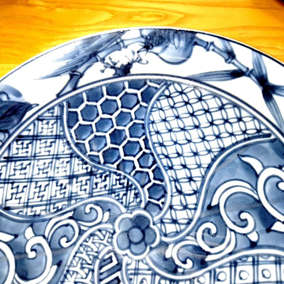 ☆ 加藤利昌 清水焼 染付中皿