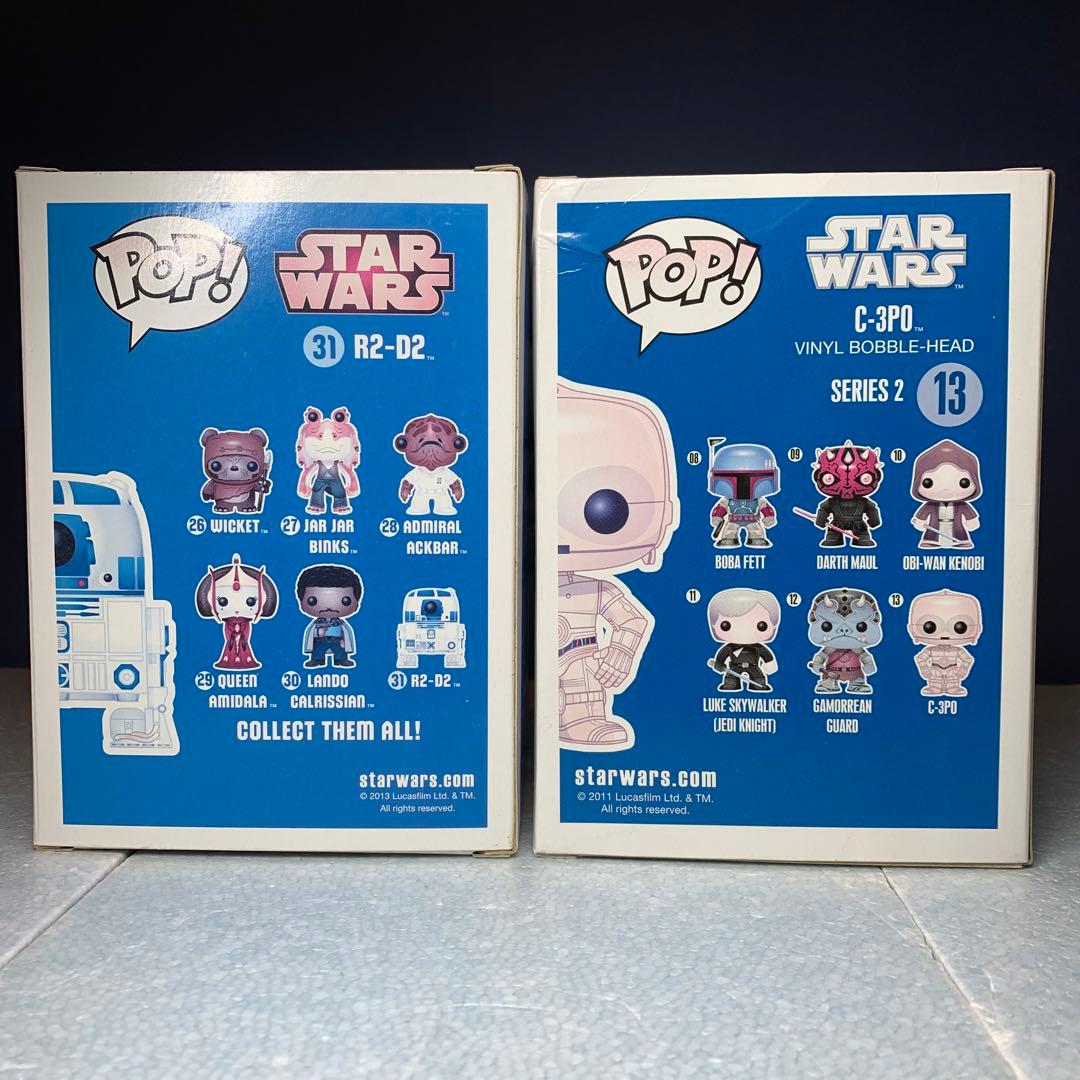 SF・ファンタジー・ホラー FUNKO POP! C-3PO & R2-D2 STAR WARS