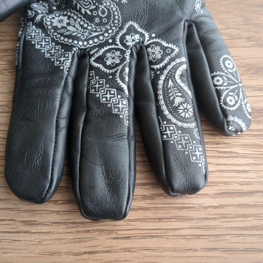 チャレンジャーCHALLENGER バンダナ柄　グローブ手袋