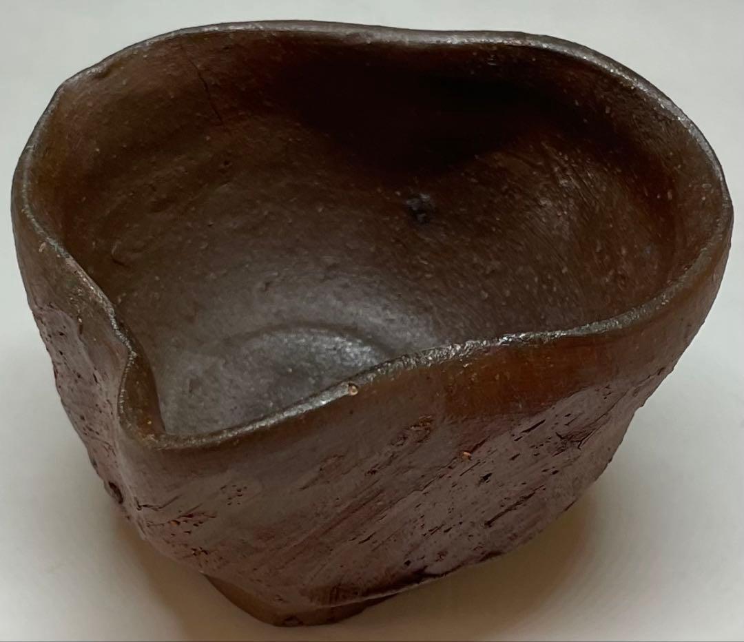 末石泰節　備前徳利　ぐい呑　備前焼　共箱　栞 　C5543