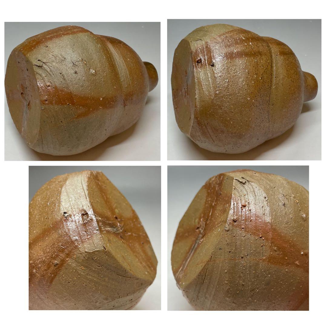 末石泰節　備前徳利　ぐい呑　備前焼　共箱　栞 　C5543