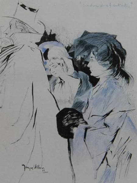 Jacques Villon、CARICATURE、海外版超希少レゾネ、新品額付