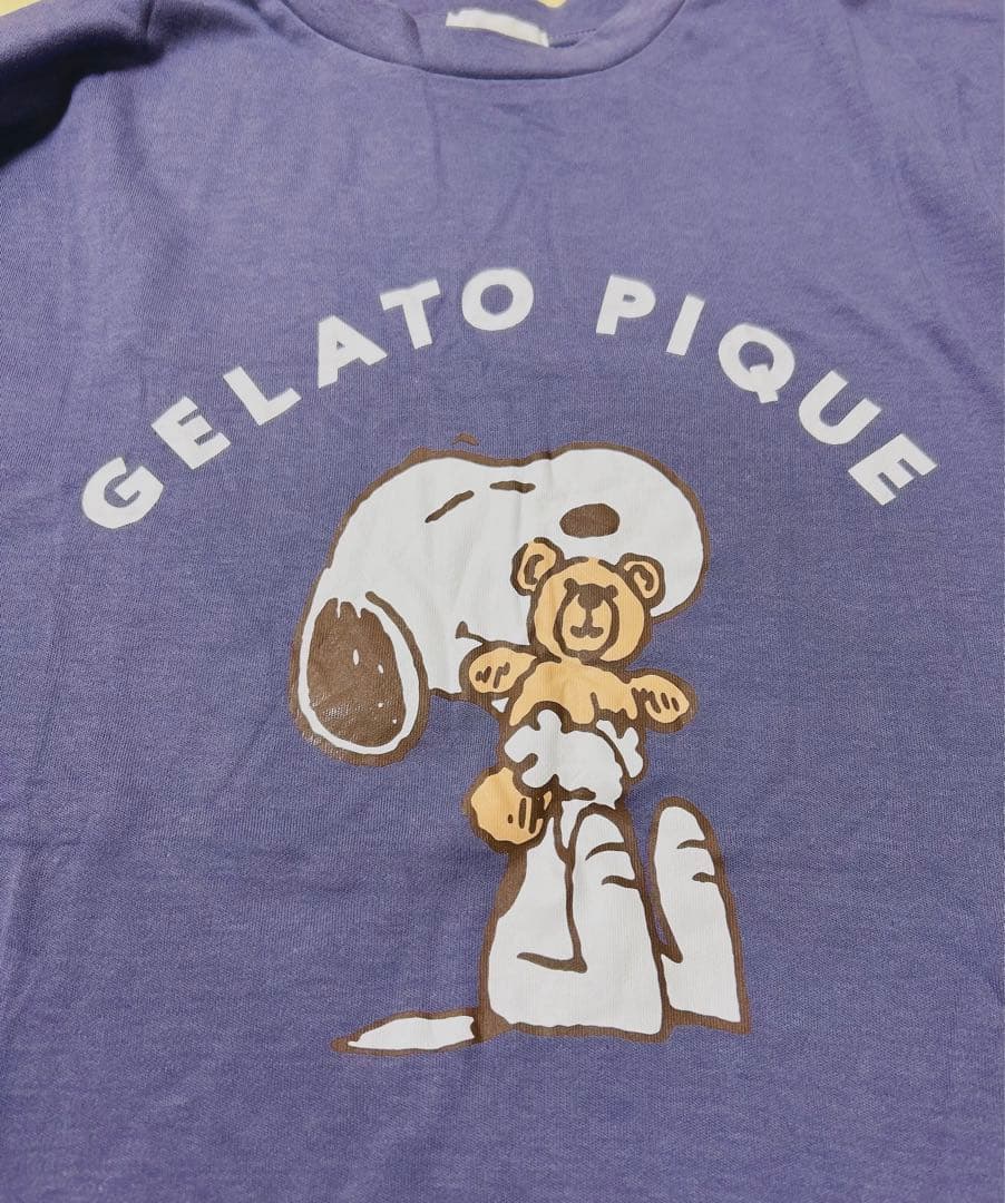 【新品未使用】ジェラートピケ PEANUTS スヌーピー 上下セット