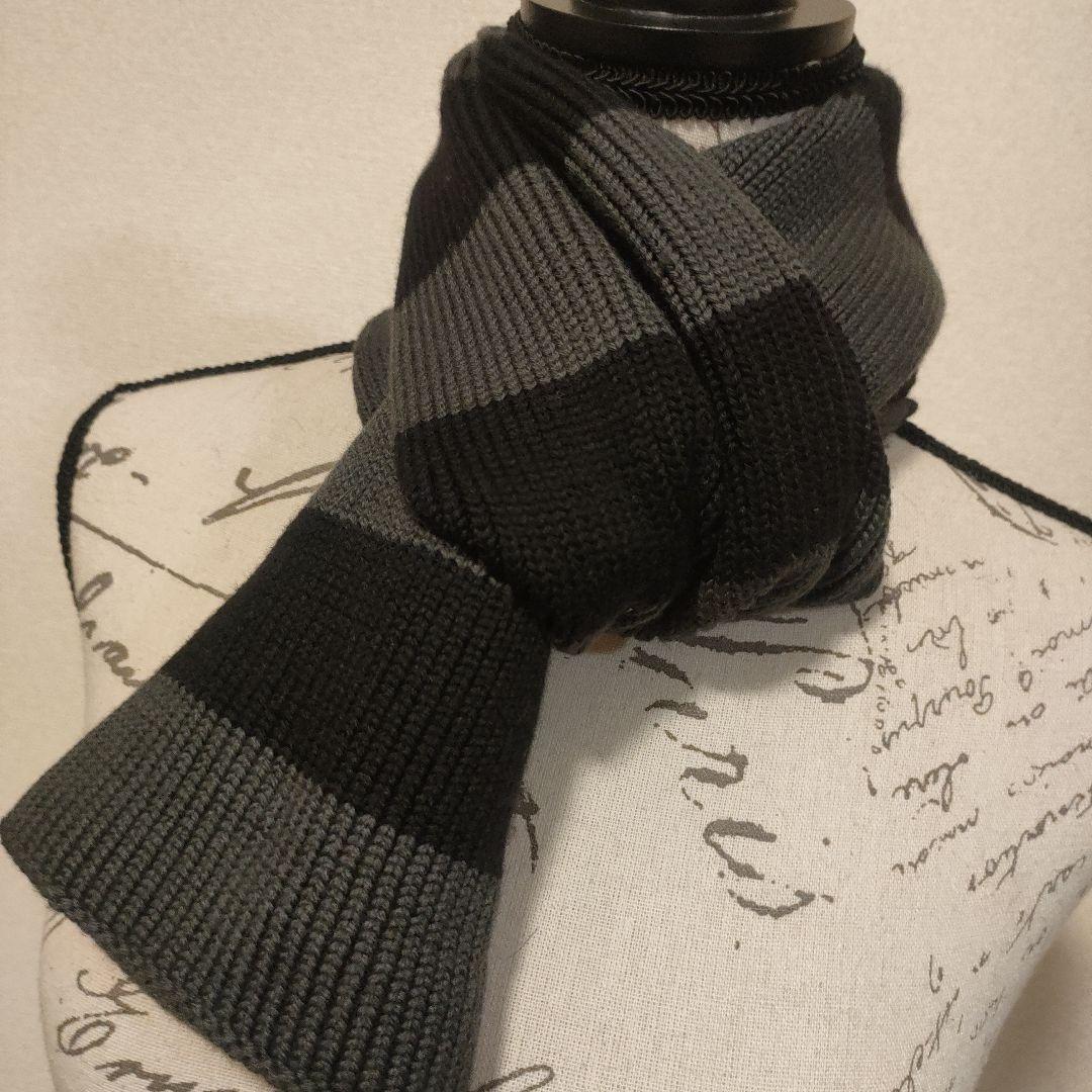 f21 PRADA　プラダスポーツ　マフラー　ボーダー