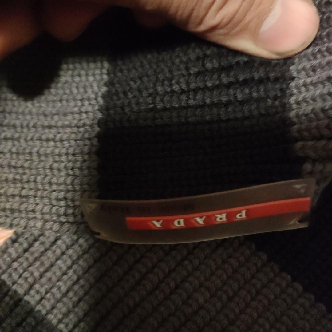 f21 PRADA　プラダスポーツ　マフラー　ボーダー