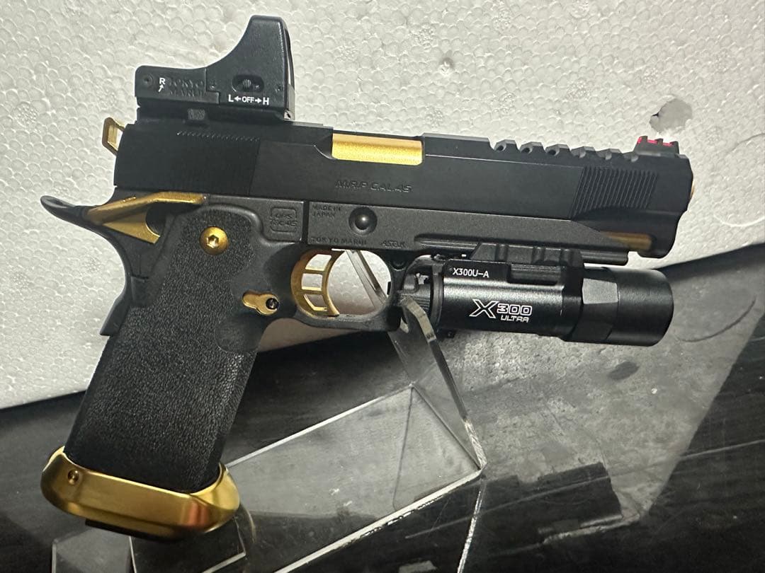 東京マルイ ハイキャパ5.1 ゴールドマッチカスタム ガスガン 18歳以上