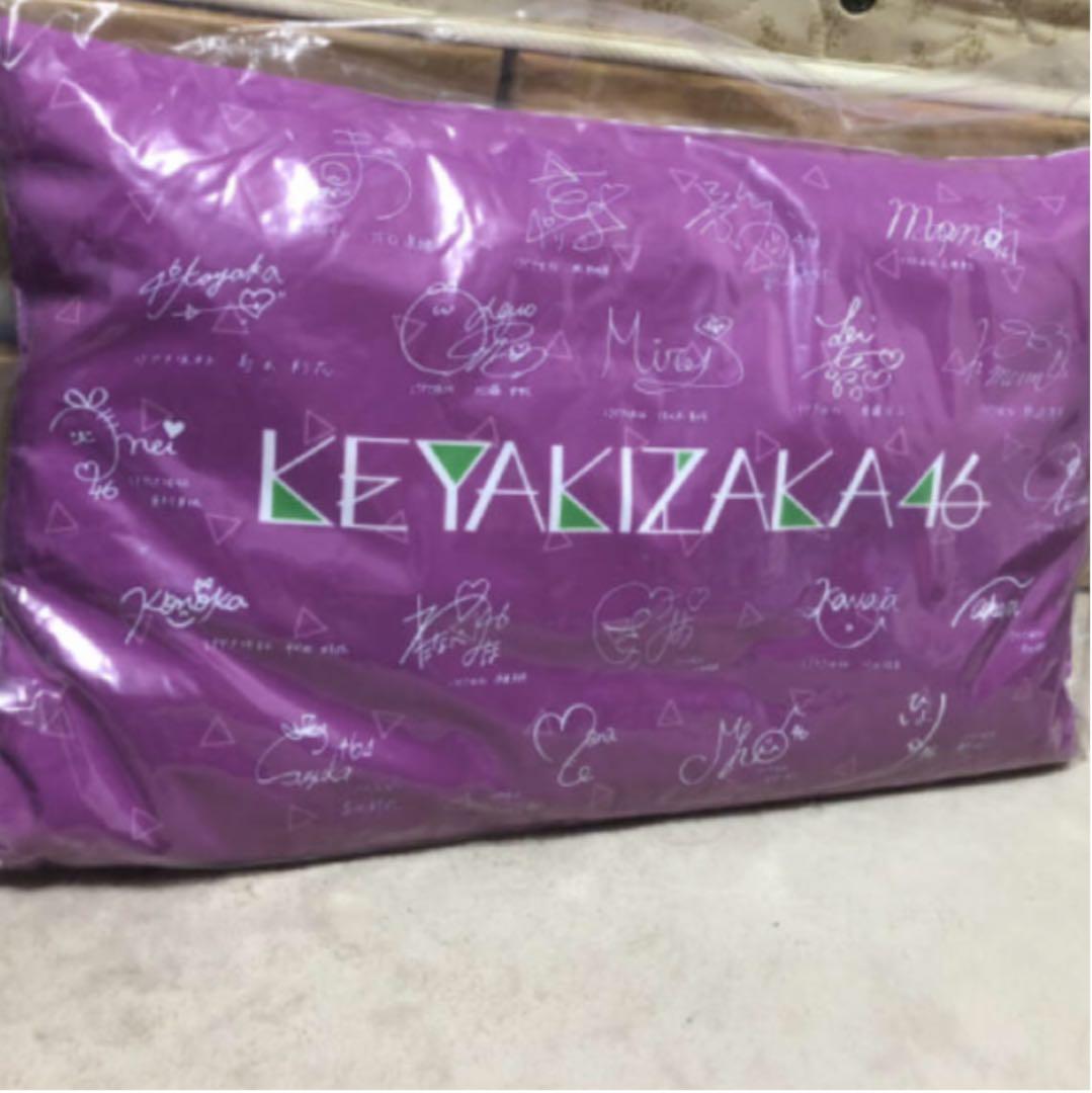 サイン入りBIGクッション「欅坂46くじ ワンモアチャンス賞キャンペーン」