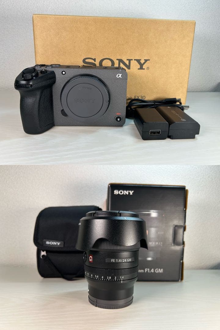 Sony FX30 FE24mm F1.4 GM ボディレンズセット