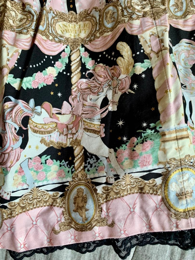 デイドリームカーニバル スカート 黒ブラックアンジェリックプリティ プラスサイズ