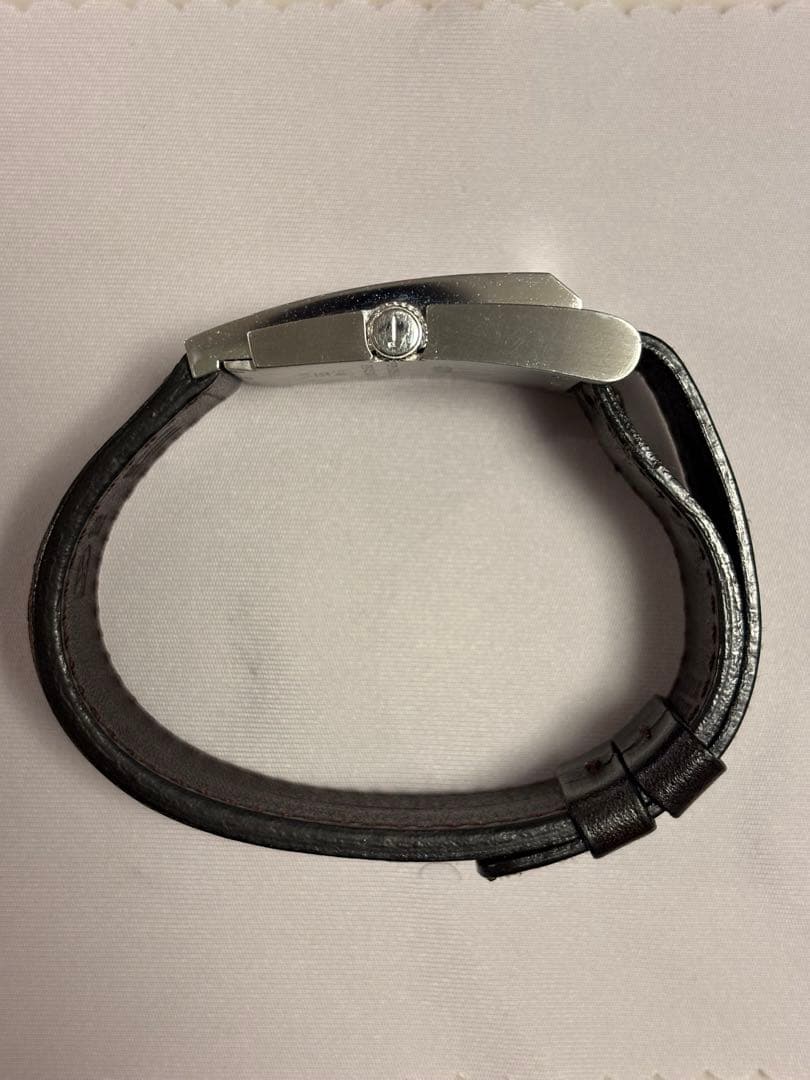 ダンヒル　ドライビングウオッチ　ウェイファー8035 ダークブラウン純正ベルト