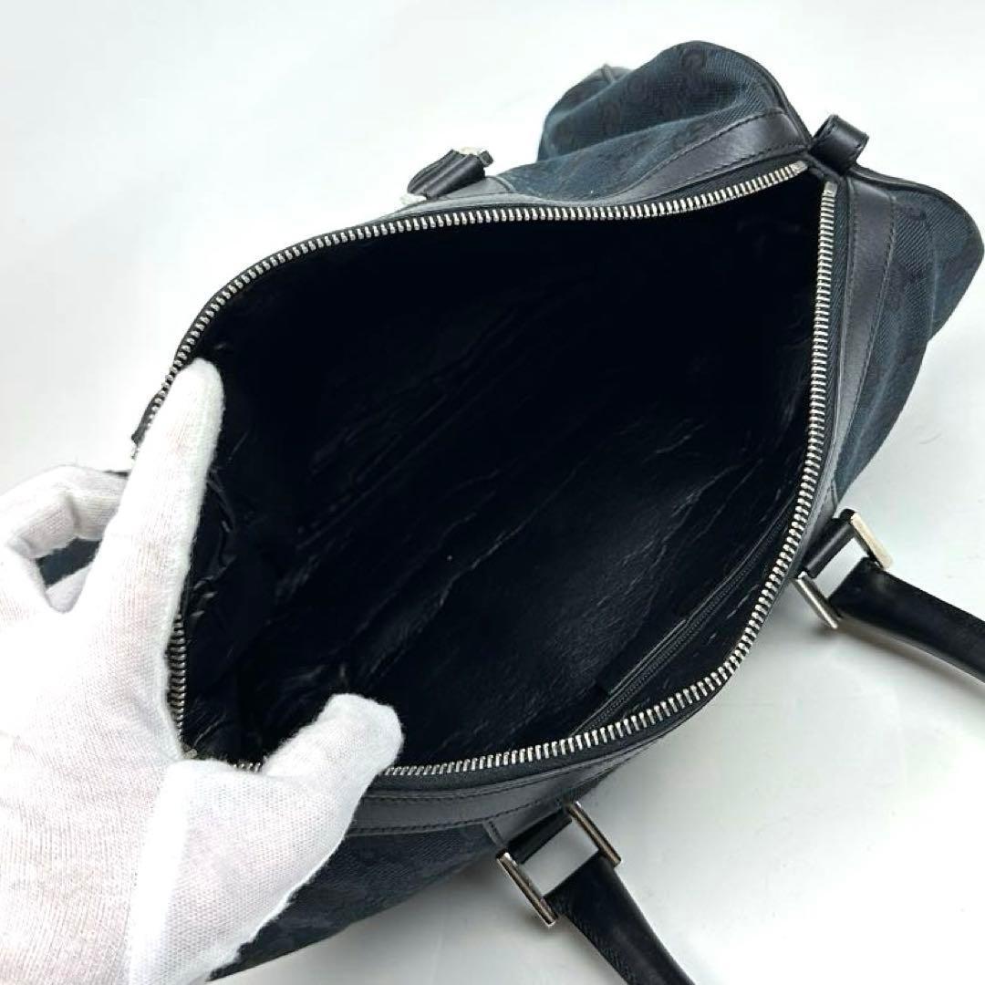 専用■グッチ ミニボストン シェリーライン パドロック GGキャンバス レザー