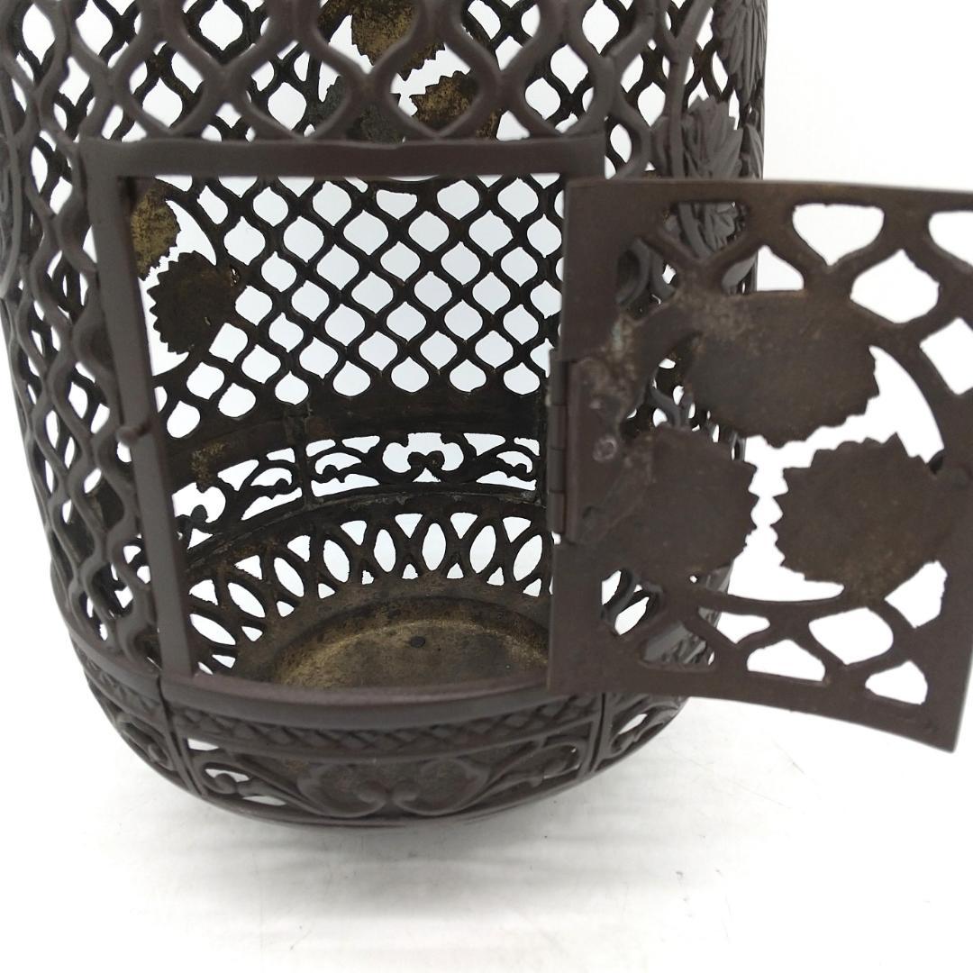 吊り灯籠 吊灯籠 灯篭 置き灯篭 葵紋 高岡銅器 高さ40cm アンティーク調