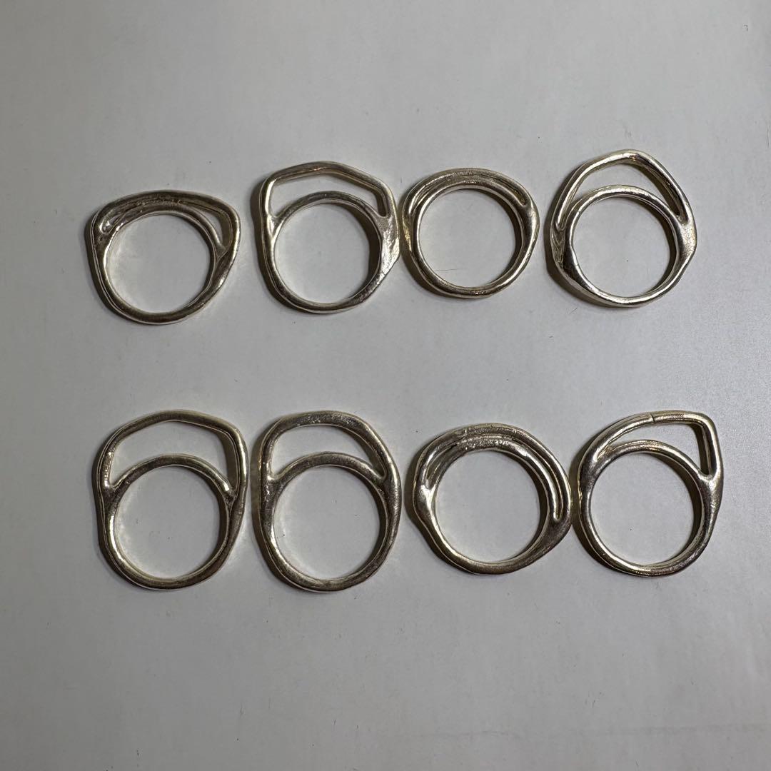 【格安】IOSSELLIANI イオッセリアーニ シルバー925リング 8個