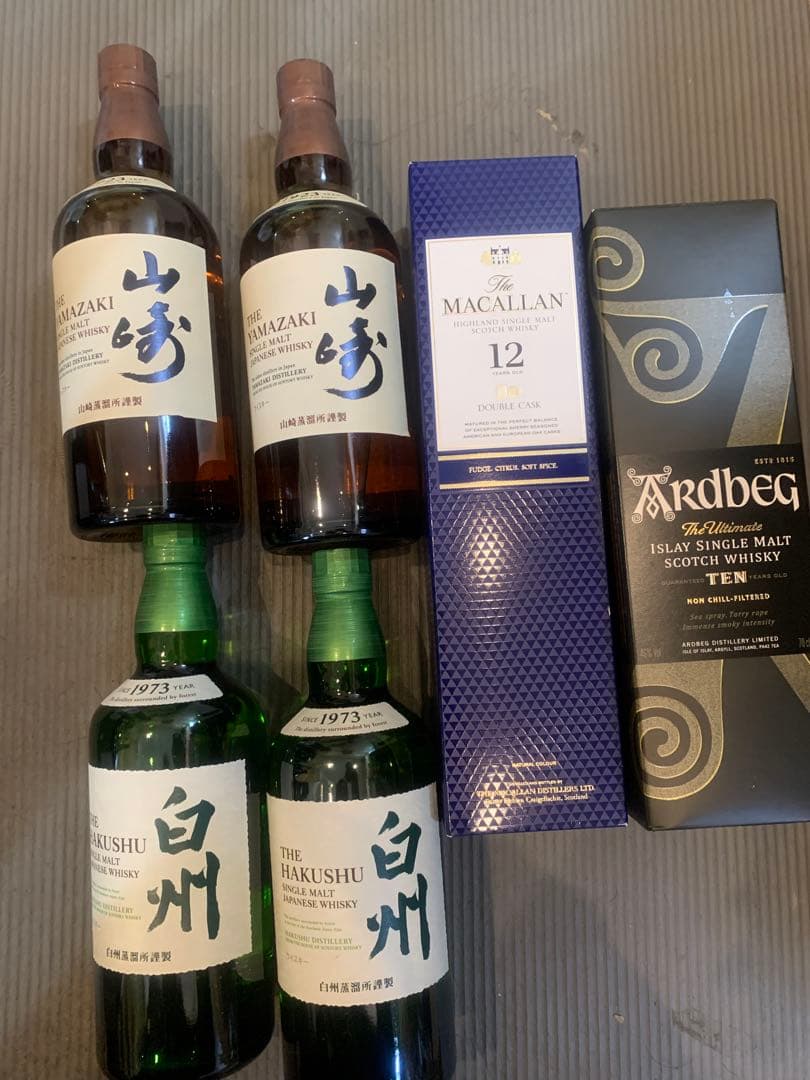 山崎、白州、マッカランなどウィスキーセット