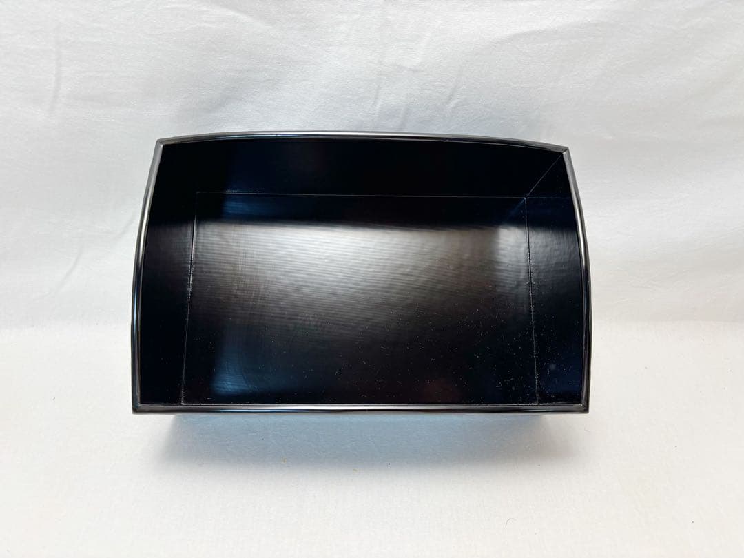 ほぼ未使用 茶道具 宗惠作 一閑塗 櫛型 莨盆如心斎好写し 粒足 火入 灰吹