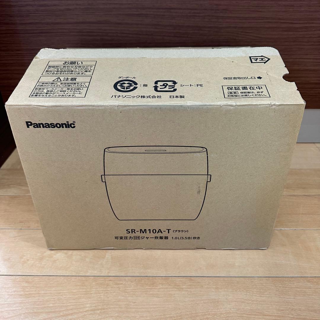 未使用 Panasonic SR-M10A-T 炊飯器