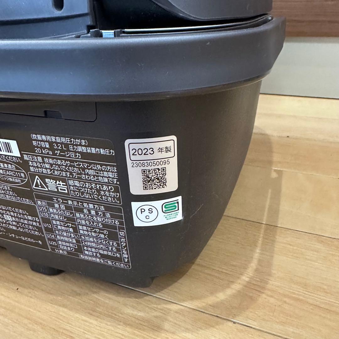 未使用 Panasonic SR-M10A-T 炊飯器