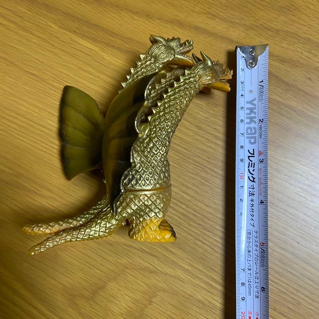 【当時物】ポピー キングザウルスシリーズ キングギドラ ソフビ 5423