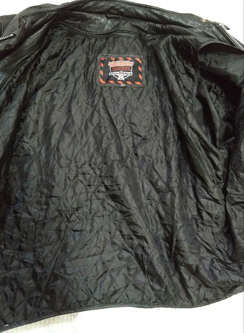 UK製 Interstate Leather シングルライダース 2XLサイズ