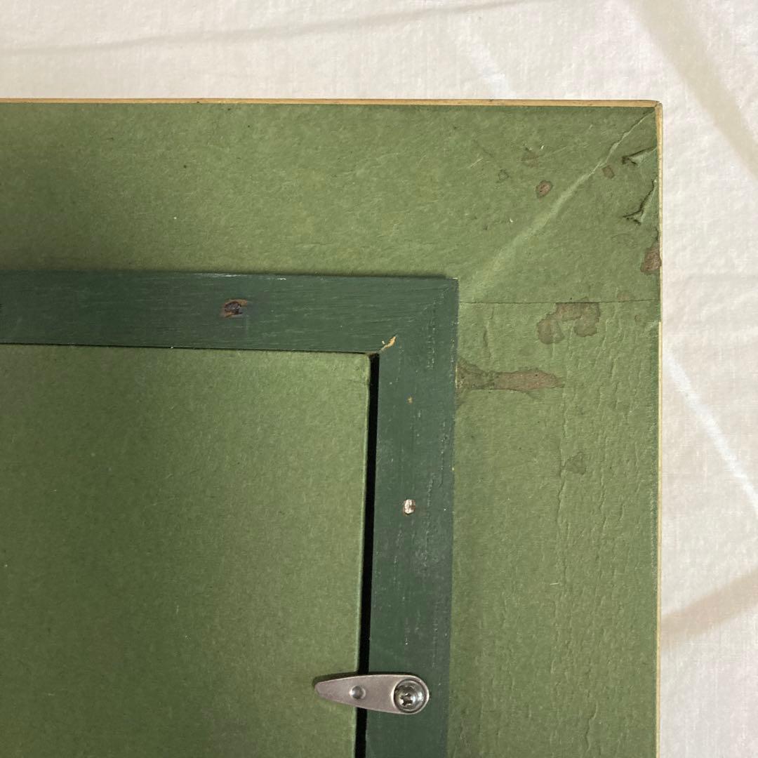 アンティークP6額縁 ガラスあり