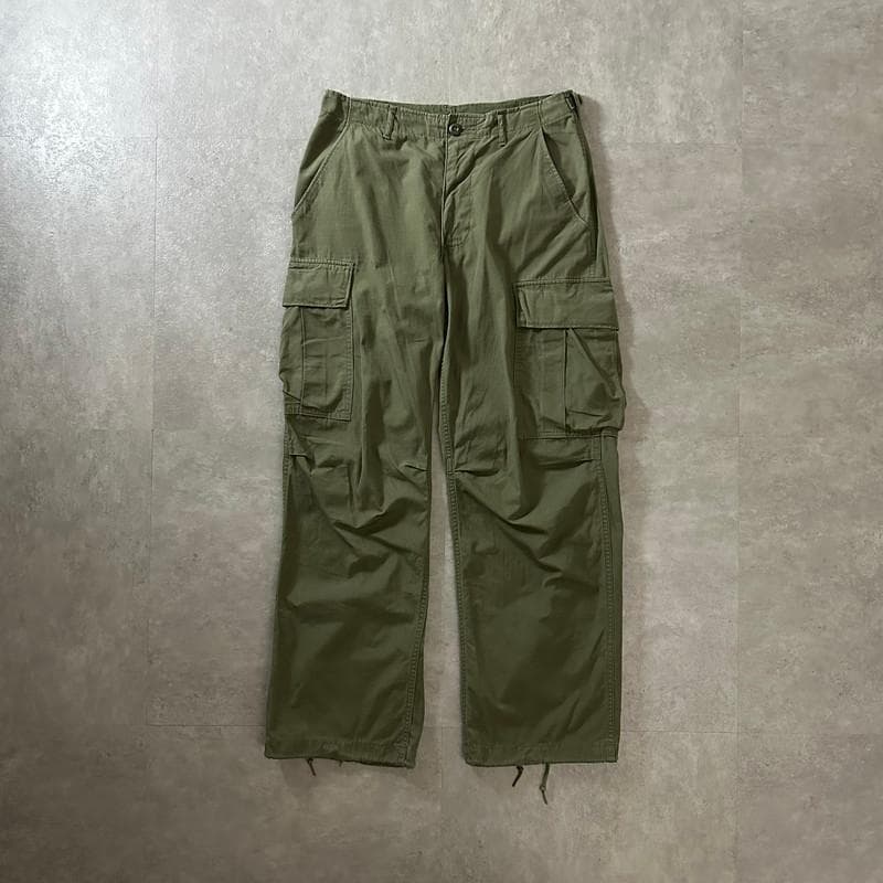 60s 米軍 OG-107 ジャングルファティーグパンツ 4th S-R