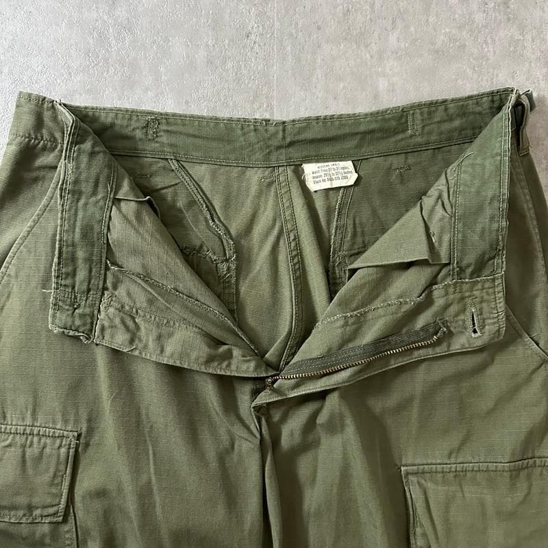 60s 米軍 OG-107 ジャングルファティーグパンツ 4th S-R