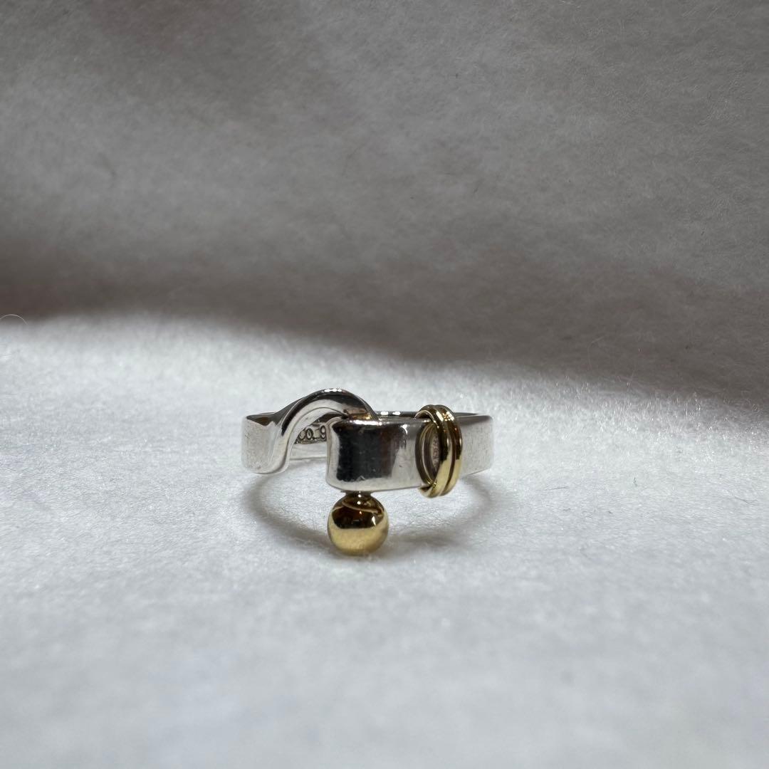 ティファニー フック＆アイ リング 10号 ヴィンテージ