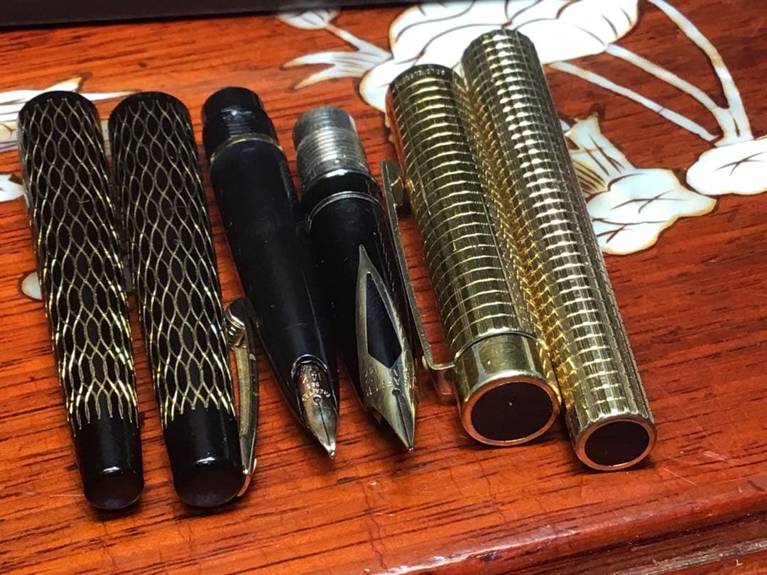 SHEAFFER シェーファー 万年筆 ペン先14K 2本まとめ ヴィンテージ