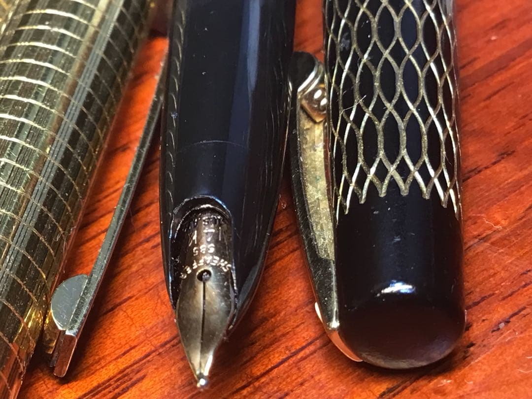 SHEAFFER シェーファー 万年筆 ペン先14K 2本まとめ ヴィンテージ