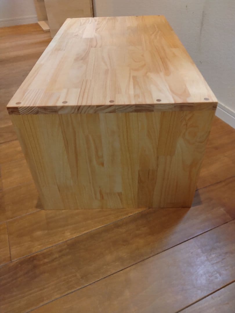 木製　ハンドメイド　オーダー　コの字　シェルフラック　棚　水槽台　サイドテーブル