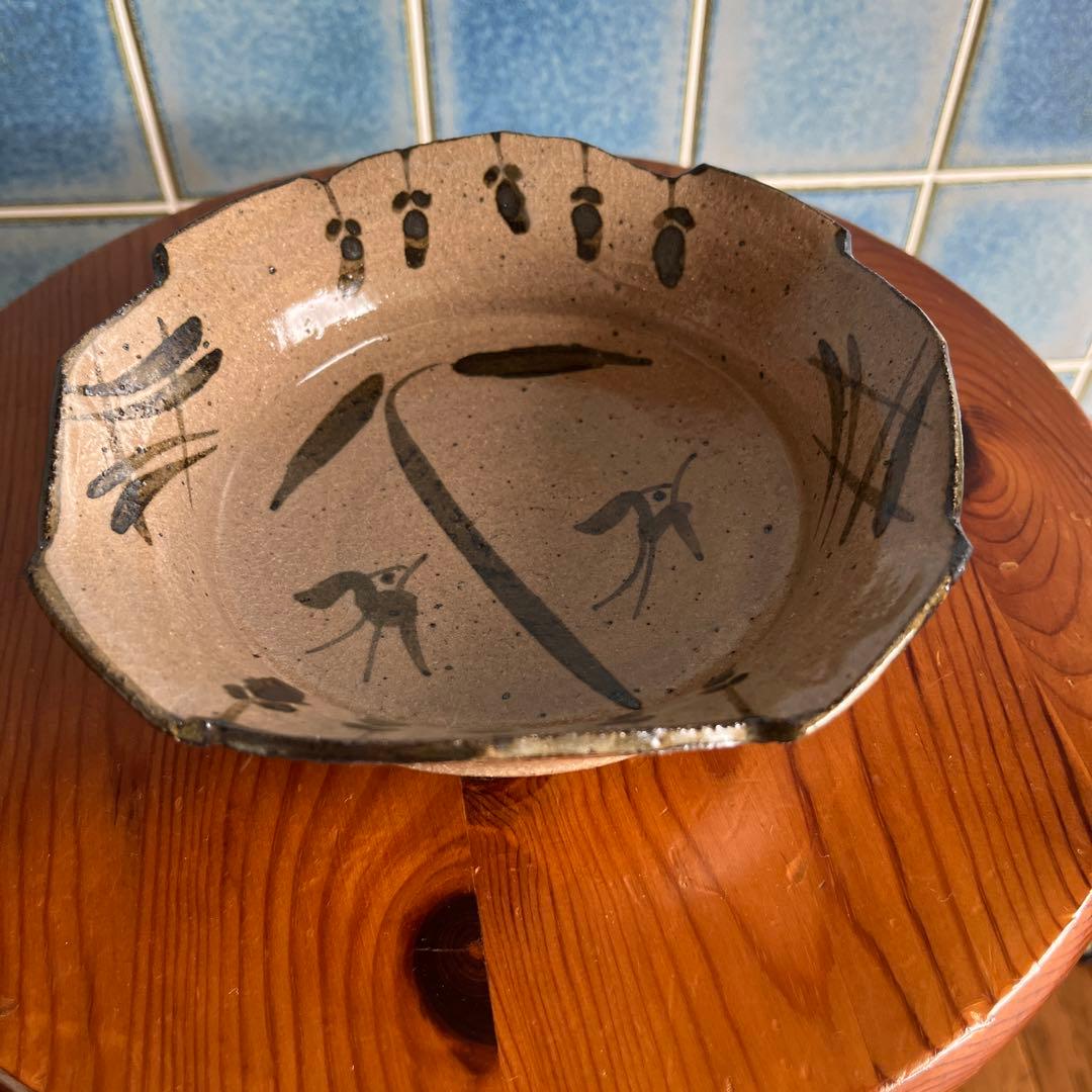 期間限定お値下げ　十三代中里太郎右衛門窯 造　絵唐津鉢　未使用