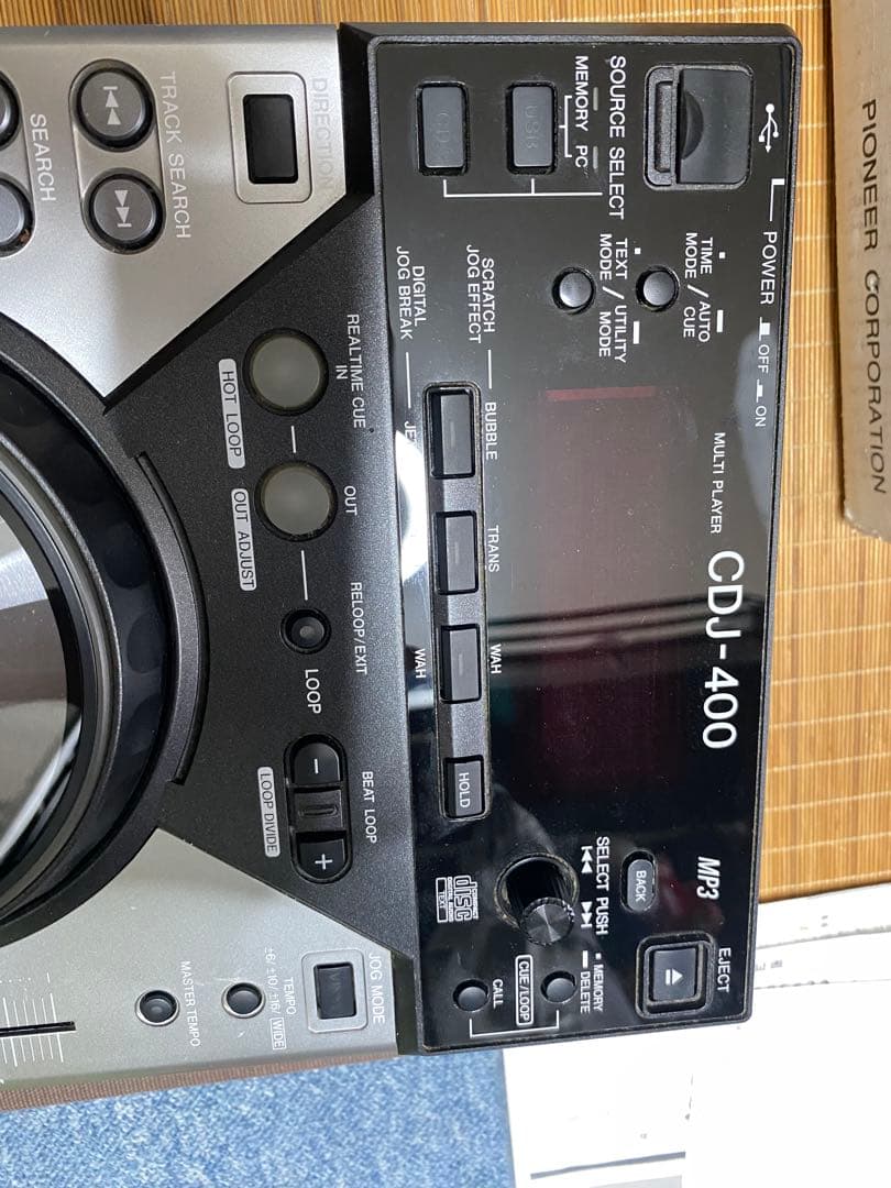 Pioneer CDJ-400 動作品。オシャレ。インテリアにも。