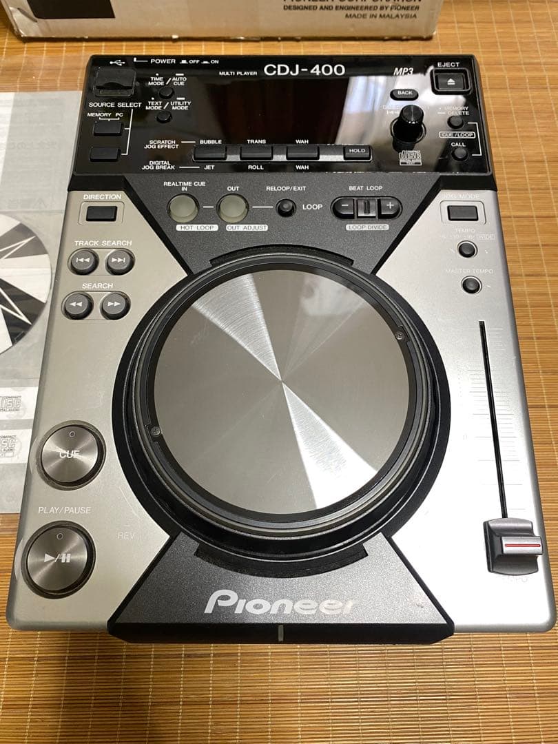 Pioneer CDJ-400 動作品。オシャレ。インテリアにも。