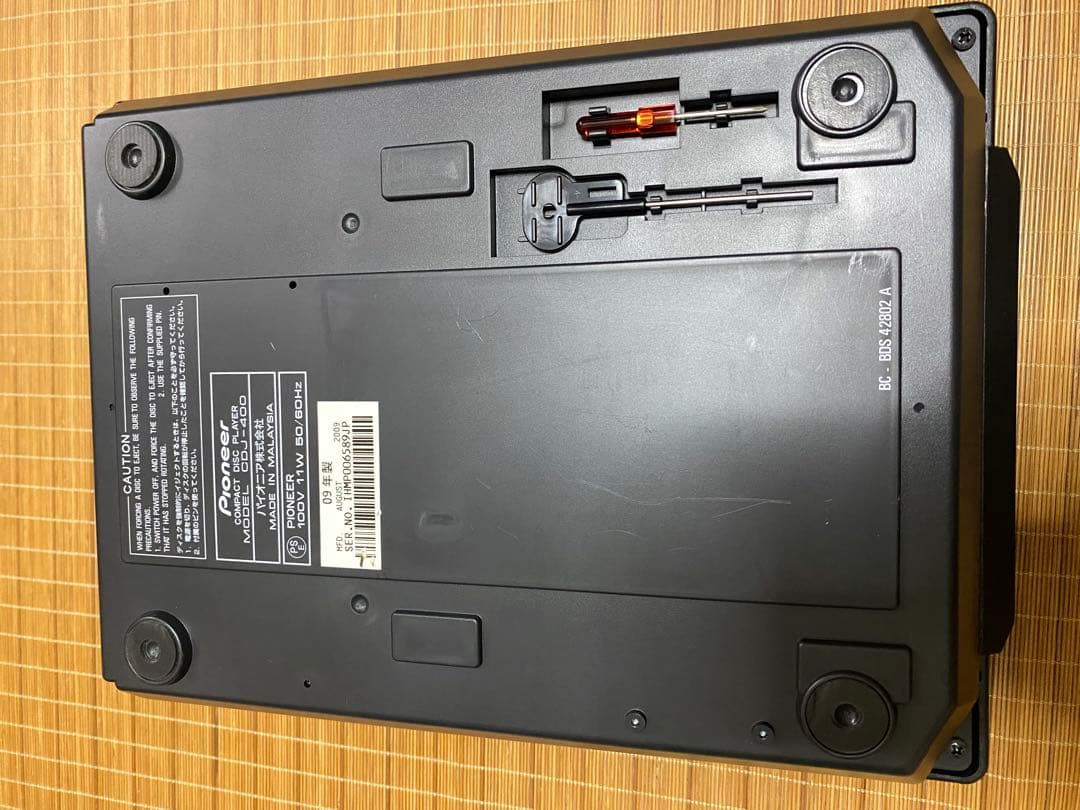 Pioneer CDJ-400 動作品。オシャレ。インテリアにも。