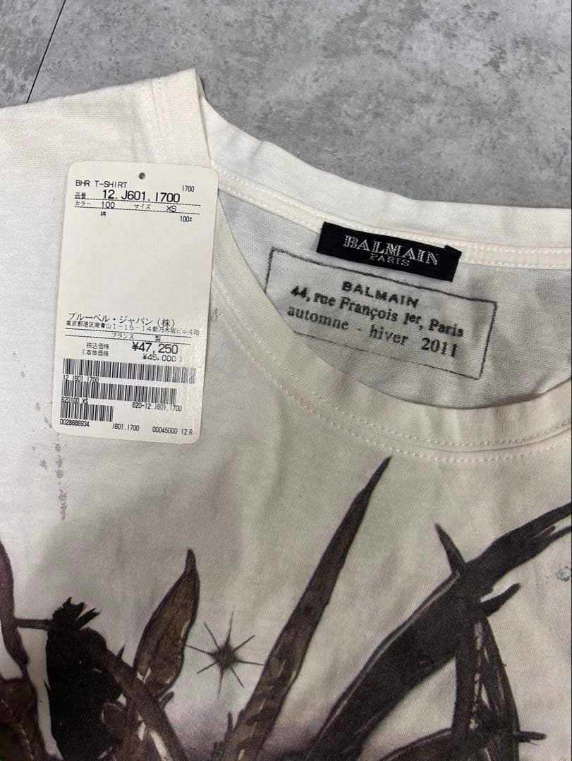 Balmain Homme AW11 ウルフ Tシャツ