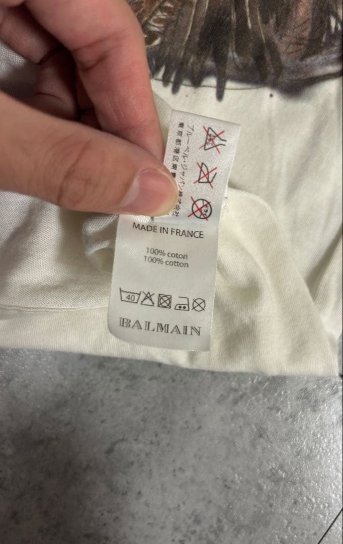 Balmain Homme AW11 ウルフ Tシャツ