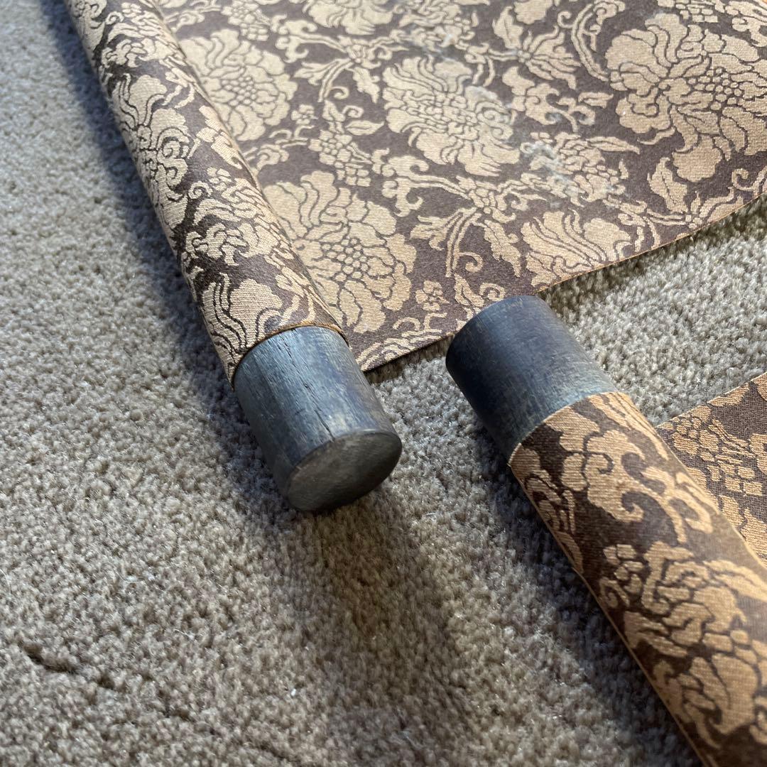 胎蔵界曼荼羅 金剛界曼荼羅 両界曼荼羅 工芸印刷 仏画 掛け軸 天然木軸