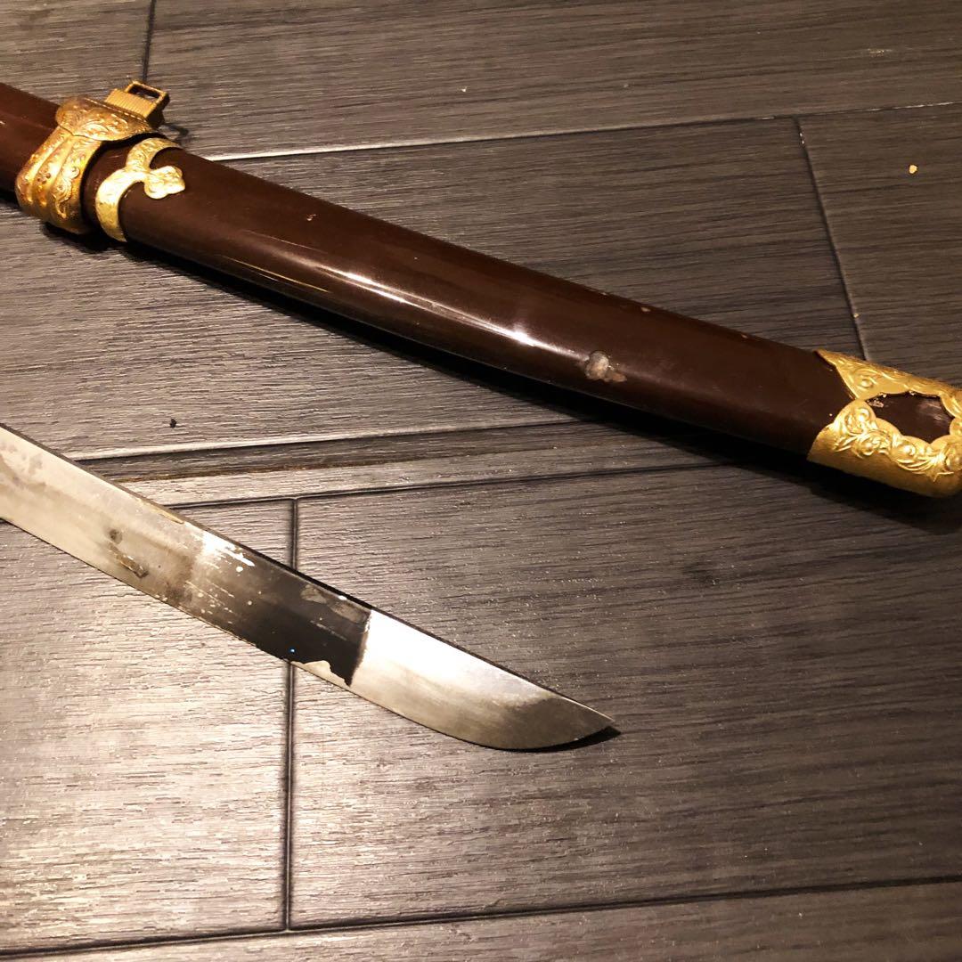 模造刀　2本セット　太刀　脇差　骨董品　ジャンクあり　藤牧　白鞘