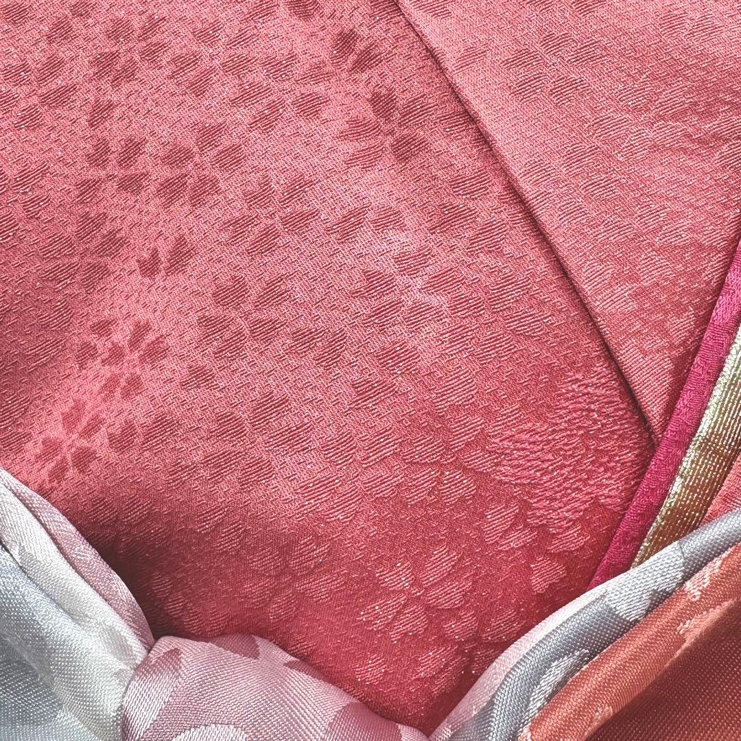 逸品 振袖7点フルセット 京都きもの友禅 桜尽くし 正絹　成人式　結婚式