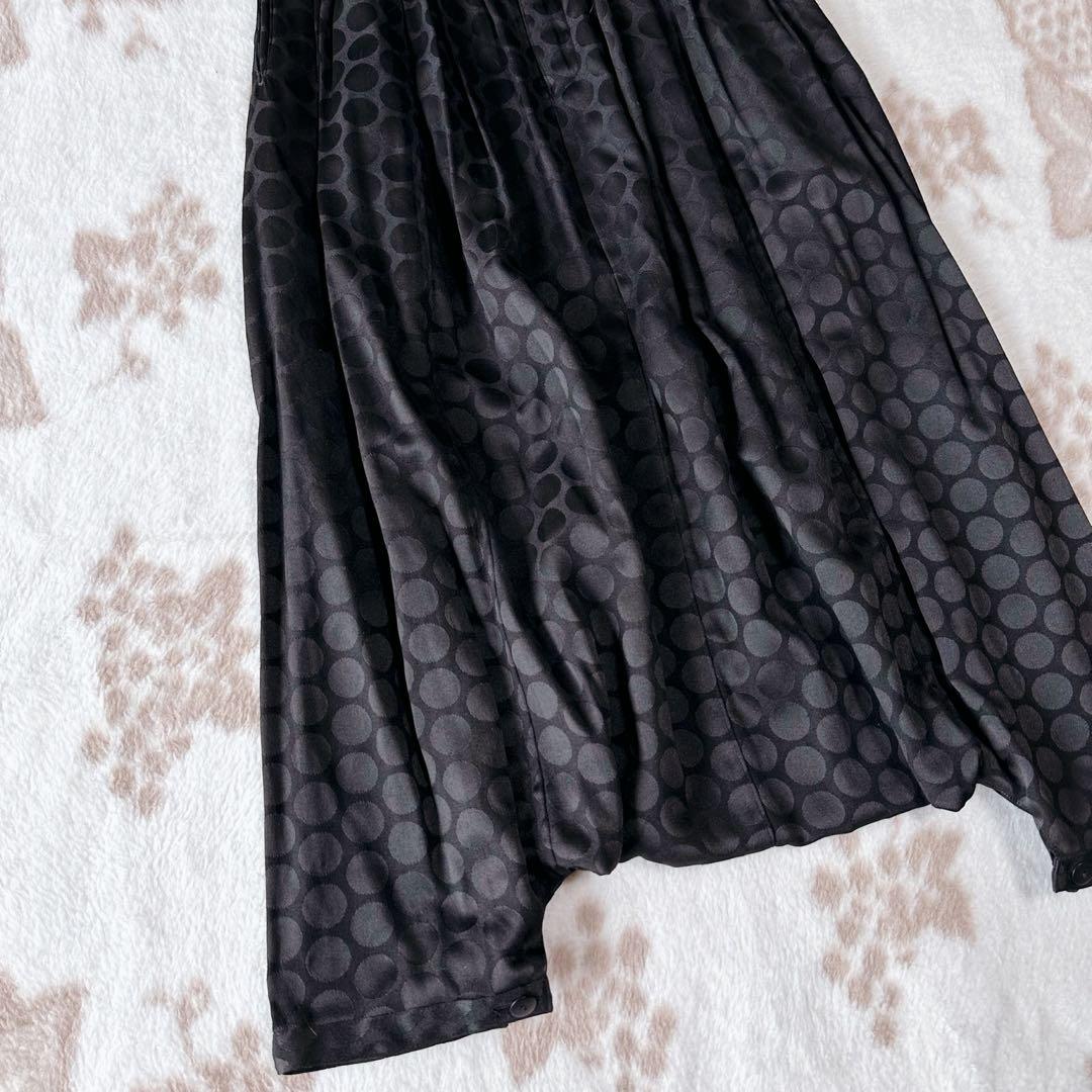 コムデギャルソン コムコム ドット 総柄 サルエルパンツ 水玉 サークル