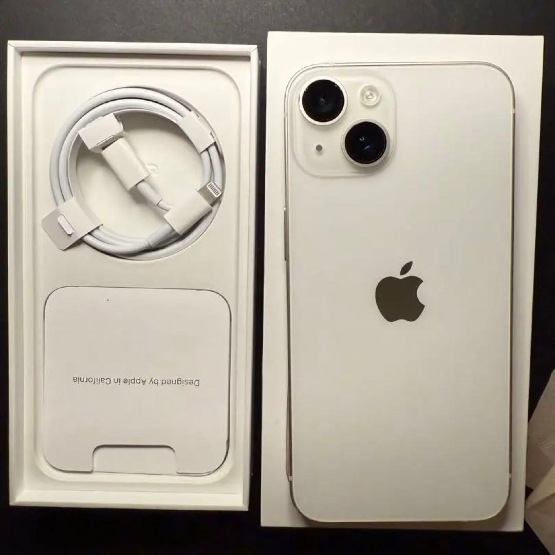 Apple iPhone 14 スターライト 本体